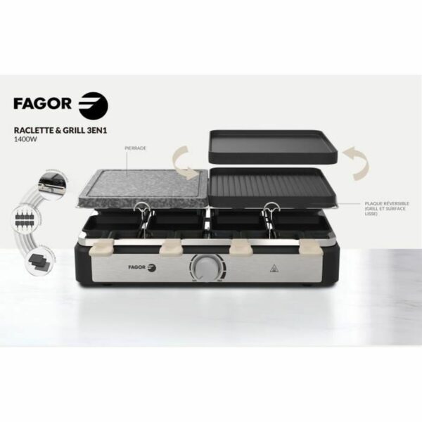 Grillplatte Fagor FGRG8 – Bild 4