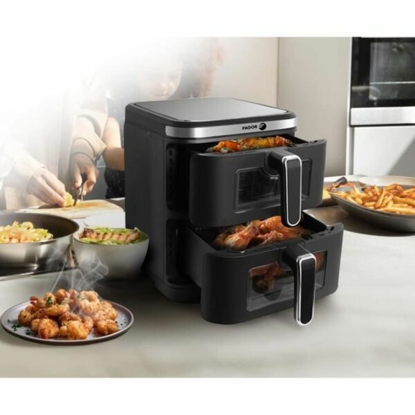 Heißluftfritteuse Fagor FGD11 Schwarz 2800 W 5,5 L – Bild 2