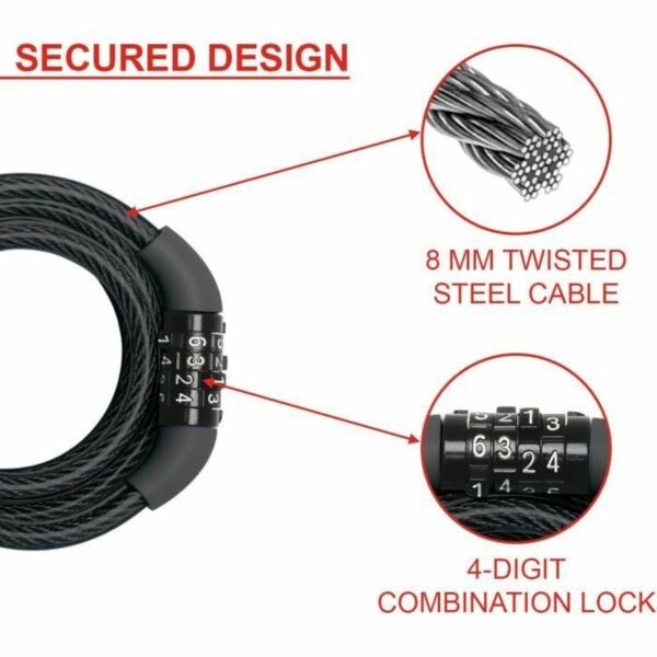 Kette mit Vorhängeschloss Master Lock – Bild 3
