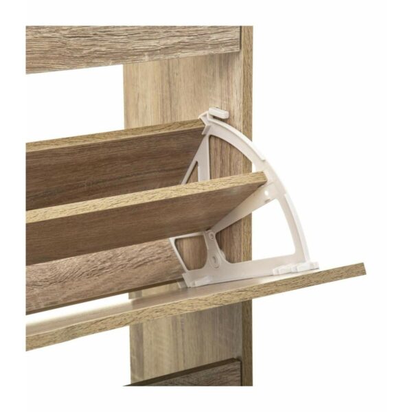 Schuhschrank 5five Simply Smart natürlich Holz 115 x 60 x 24 cm – Bild 3