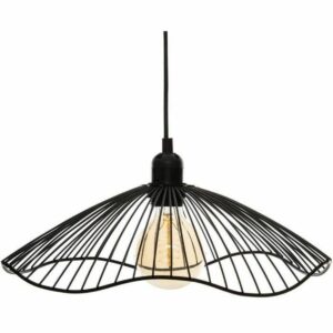 Deckenlampe Atmosphera Cháteau 40W Schwarz Metall (Ø 34 x 15,5 cm)