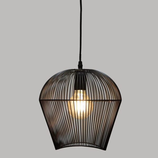Deckenlampe Atmosphera Jena Schwarz 40W Metall (26 x 26 x 25 cm) – Bild 3