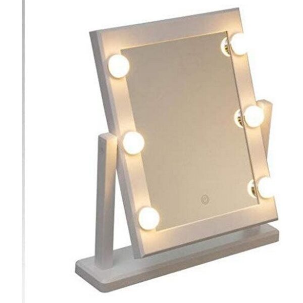 LED Tischspiegel 5five Hollywood Weiß 37 x 9 x 40,5 cm – Bild 2