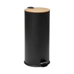 Mülltonne 5five Simply Smart Baltik Schwarz Bambus 30 L