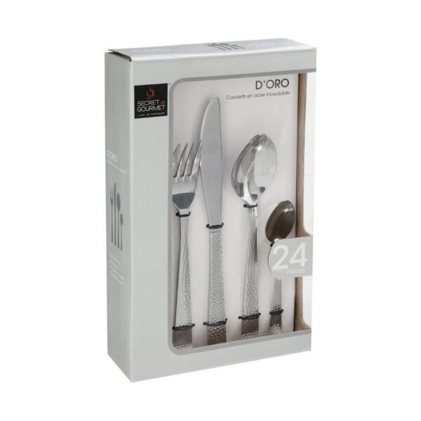 Besteck Secret de Gourmet D'ORO INOX 24 Stücke – Bild 2