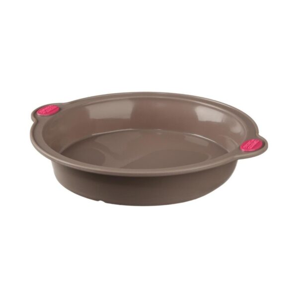 Silikonform mit Griff Secret de Gourmet Braun Silikon 24 cm