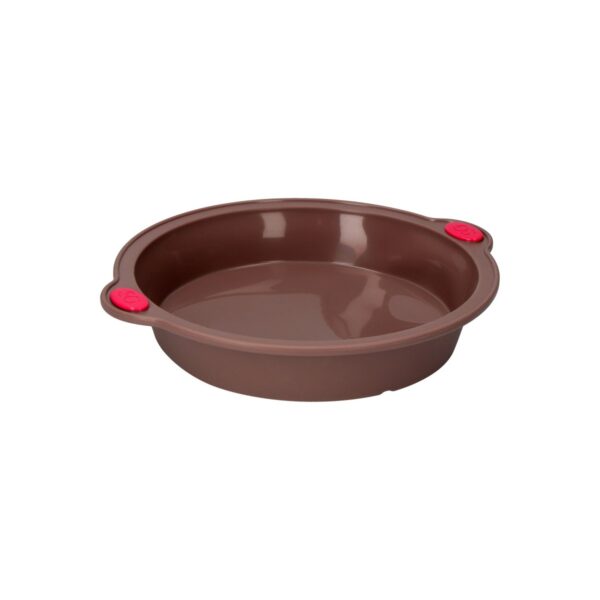 Silikonform mit Griff Secret de Gourmet Braun Silikon 24 cm – Bild 5