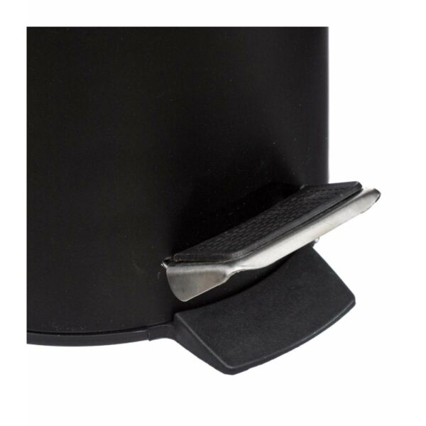 Papierkorb 5five Simply Smart Natureo Bambus 3 L Weiß Schwarz (3 L) – Bild 3