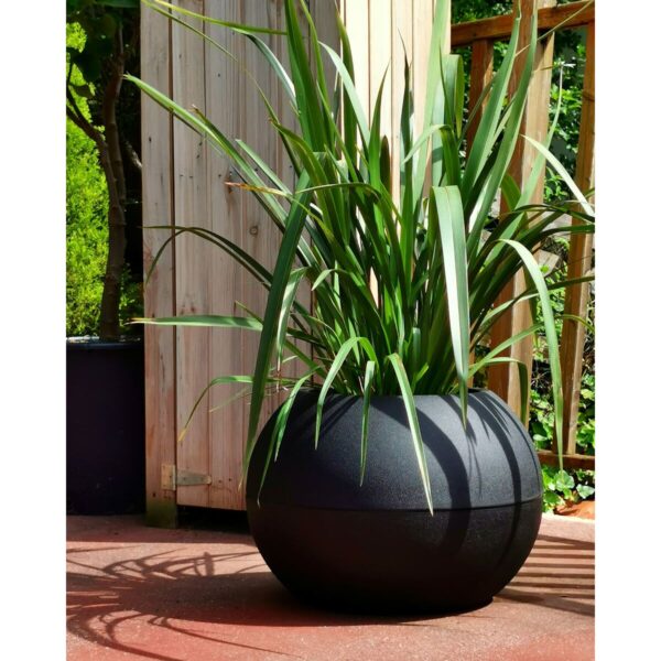 Blumentopf Riviera D40 Bold Schwarz Granit Ø 40 cm – Bild 2