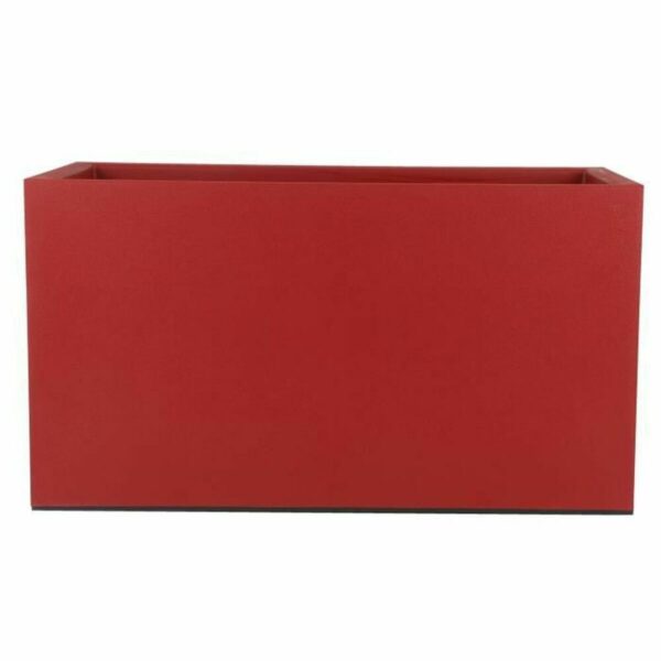 Blumentopf Riviera 80 x 40 cm Rot Kunststoff karriert – Bild 2