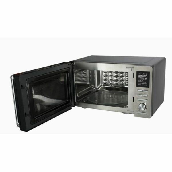 Mikrowelle mit Grill Continental Edison 900 w 25 L Silberfarben 900 W 25 L – Bild 2