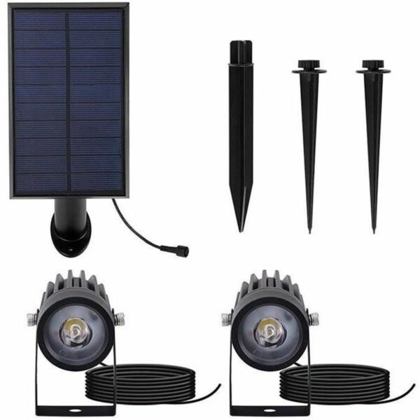 Solarlampe Lumisky Grau – Bild 3