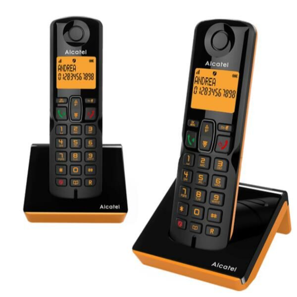 Festnetztelefon Alcatel ATL1425413 Schwarz Orange – Bild 2