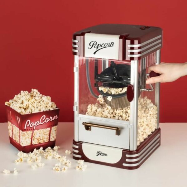 Popcornmaschine Hkoenig Granatrot – Bild 2