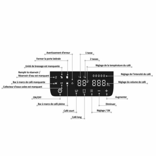 Superautomatische Kaffeemaschine Continental Edison Schwarz 1450 W – Bild 6