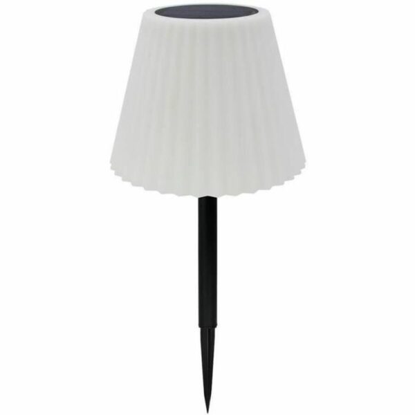 Tischlampe Lumisky Lady Spike Bouffant Weiß Metall – Bild 5