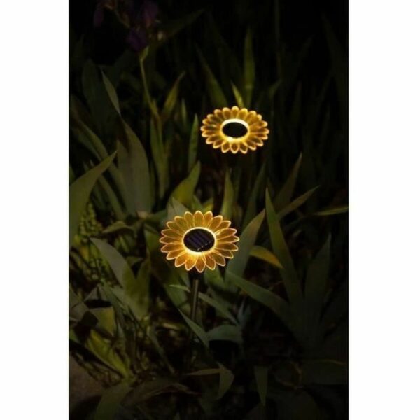 Solar-Gartenpfahl Galix G4460 Sonnenblume – Bild 3