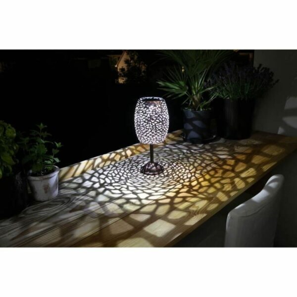 Solarlampe Galix G2003 Chrom 10 W Kaltweiß 10 lm – Bild 2