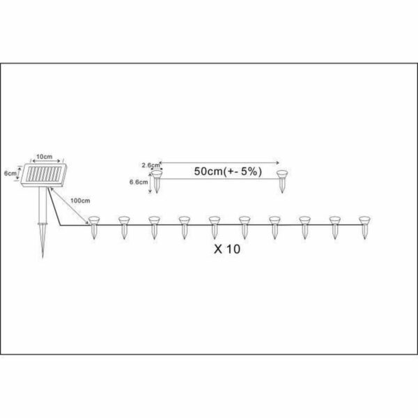 LED-Lichterkette Galix Solar 100 Lm – Bild 4