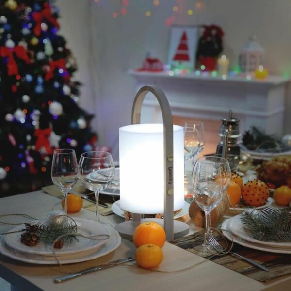 Tischlampe Lumisky Weiß – Bild 6
