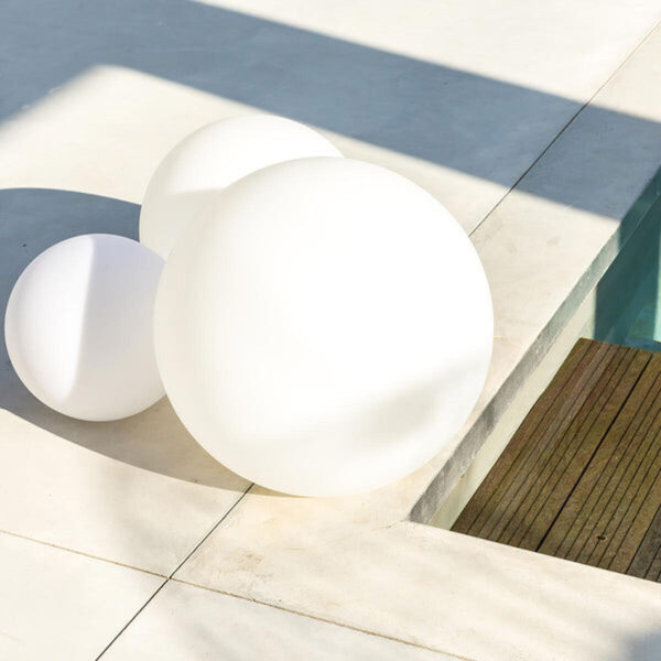 Lichtkugel für den Außenbereich Lumisky Bobby Weiß Ø 60 cm E27 – Bild 5