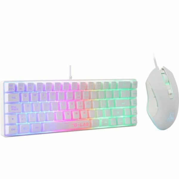 Tastatur mit Maus The G-Lab COMBO-HYDRO Weiß – Bild 2