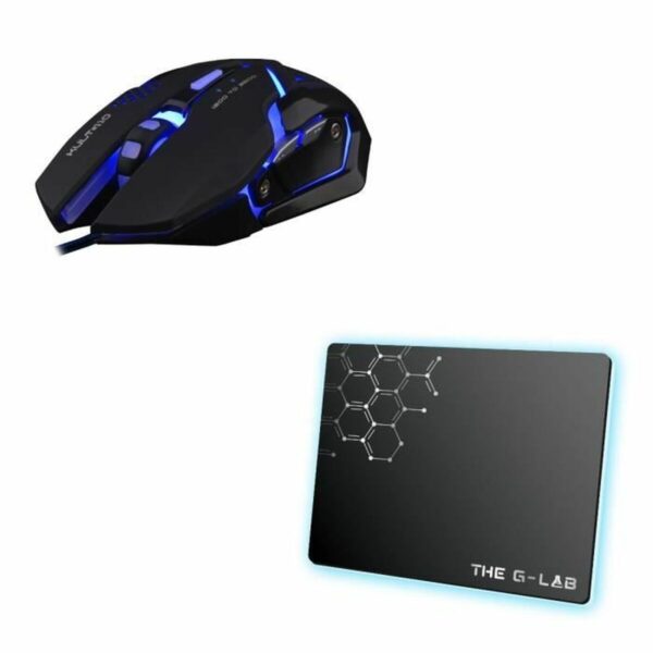 Tastatur mit Maus The G-Lab Combo Argon AZERTY Schwarz Französisch AZERTY – Bild 3
