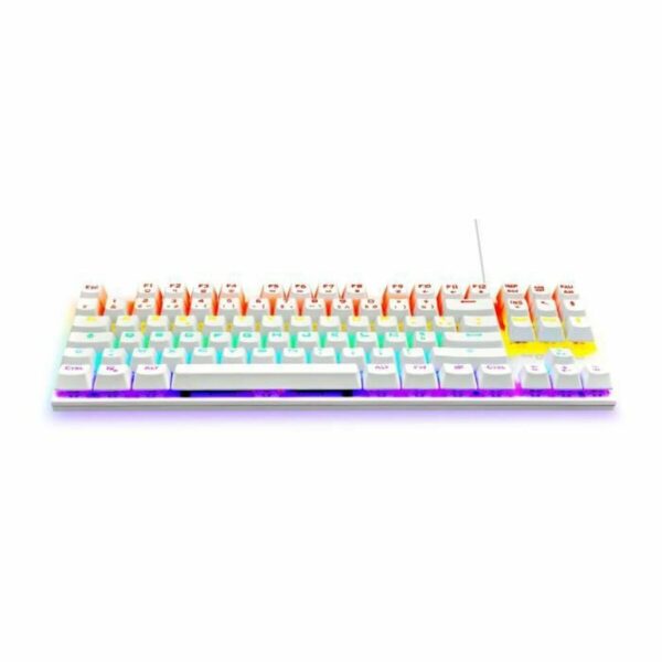 Gaming Tastatur The G-Lab Mercury AZERTY Weiß – Bild 2