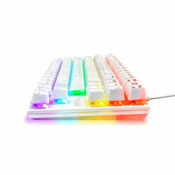Gaming Tastatur The G-Lab Mercury AZERTY Weiß – Bild 3