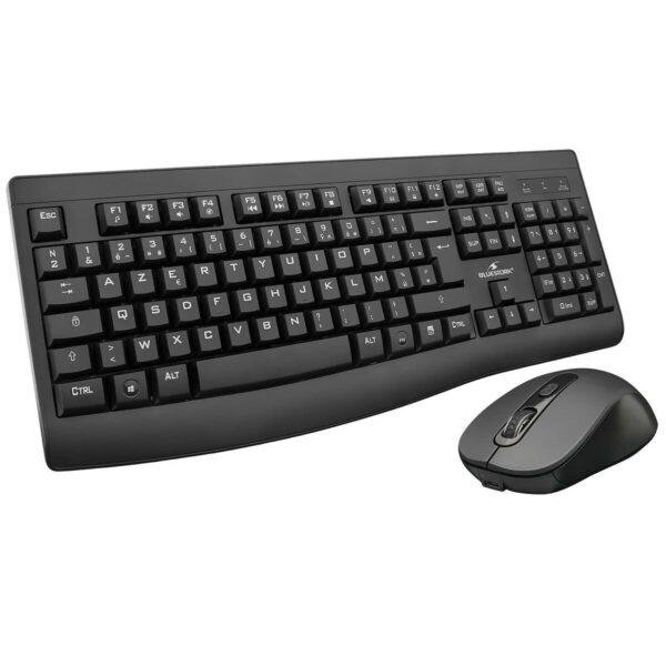 Tastatur mit Maus Bluestork Clavier Souris Sans Fil Schwarz – Bild 2