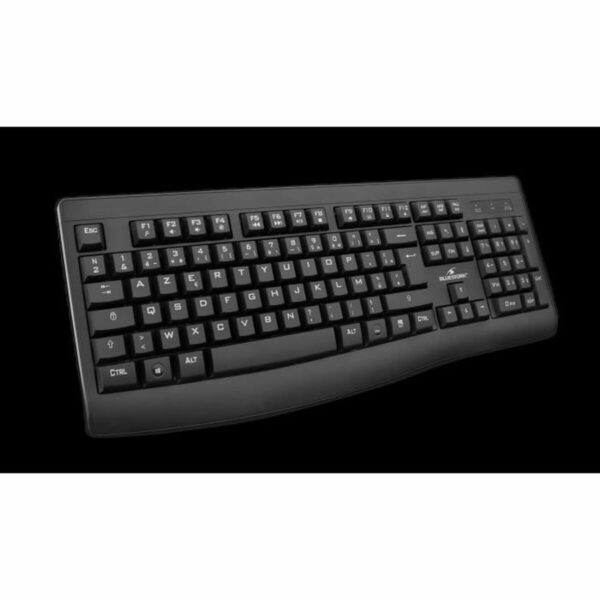 Tastatur mit Maus Bluestork Clavier Souris Sans Fil Schwarz – Bild 4