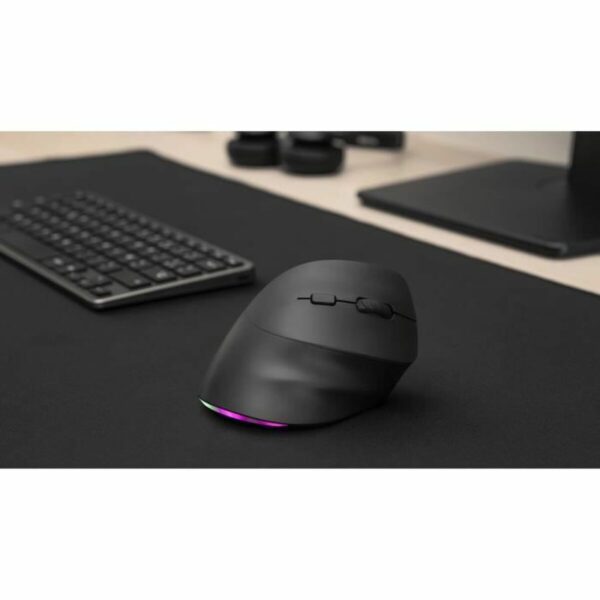 Drahtlose Bluetooth Maus Bluestork M-WL-ERGO-LUMI Schwarz – Bild 2