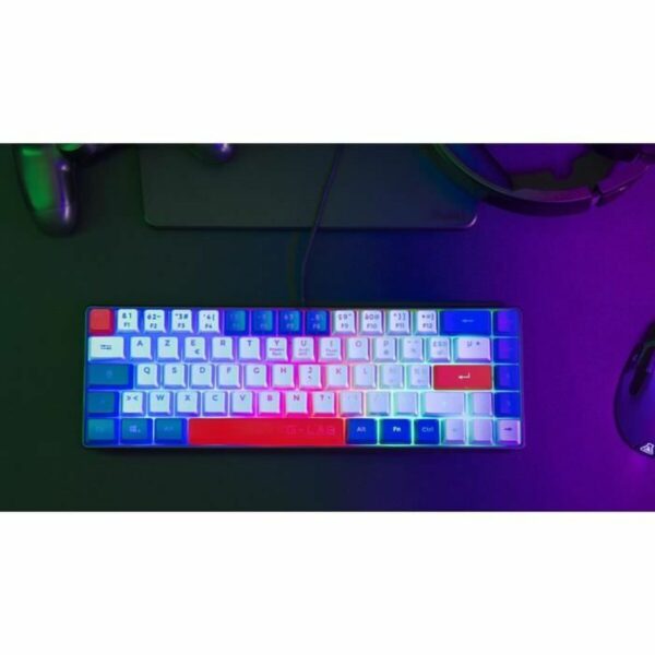 Bluetooth-Tastatur The G-Lab KEYZ-HYDRO-BWR/FR Azerty Französisch – Bild 5
