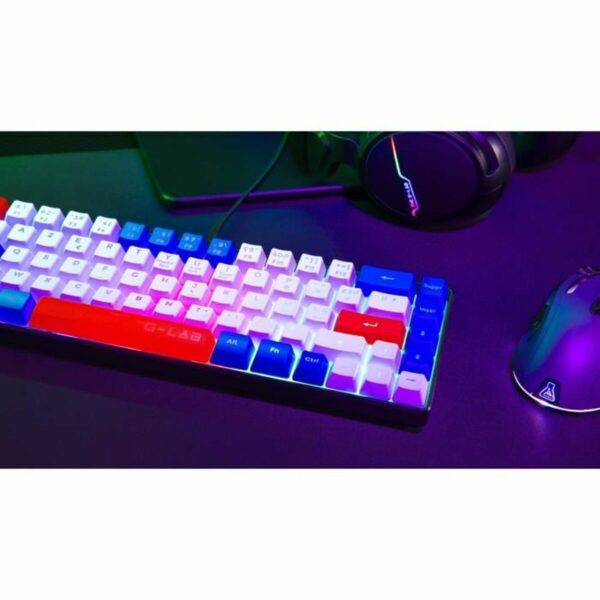 Bluetooth-Tastatur The G-Lab KEYZ-HYDRO-BWR/FR Azerty Französisch – Bild 6