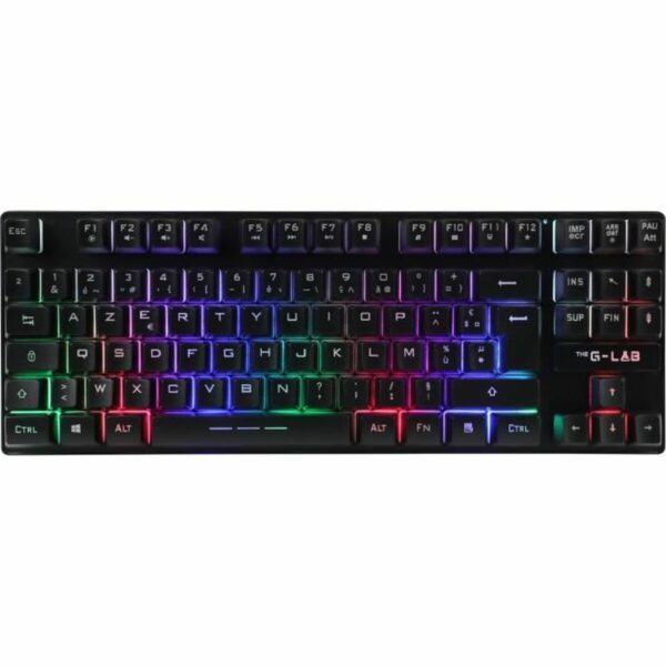 Gaming Tastatur The G-Lab KEYZ CAESIUM TKL WIRELESS Schwarz AZERTY – Bild 3