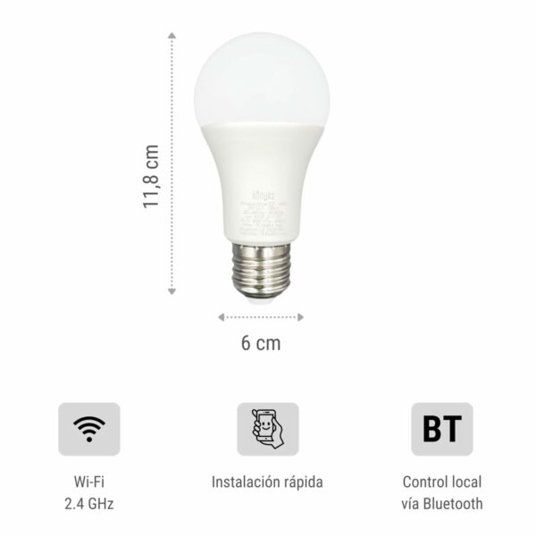 Smart Glühbirne Konyks e27 Weiß F E27 (6500 K) (1 Stück) – Bild 3