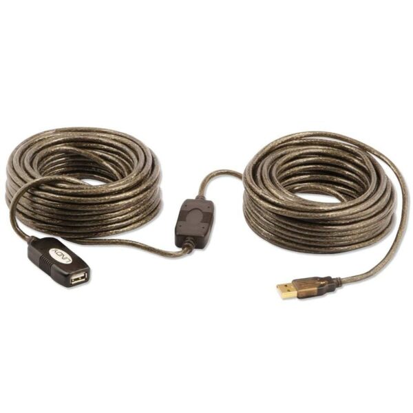 USB-Kabel LINDY 42631 20 m Schwarz – Bild 2