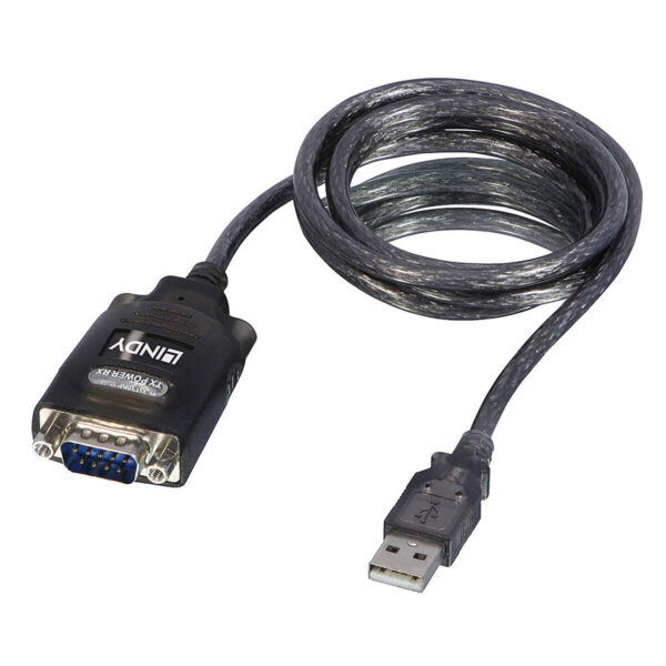 USB-zu-RS232-Adapter LINDY 42686 1,1 m – Bild 2