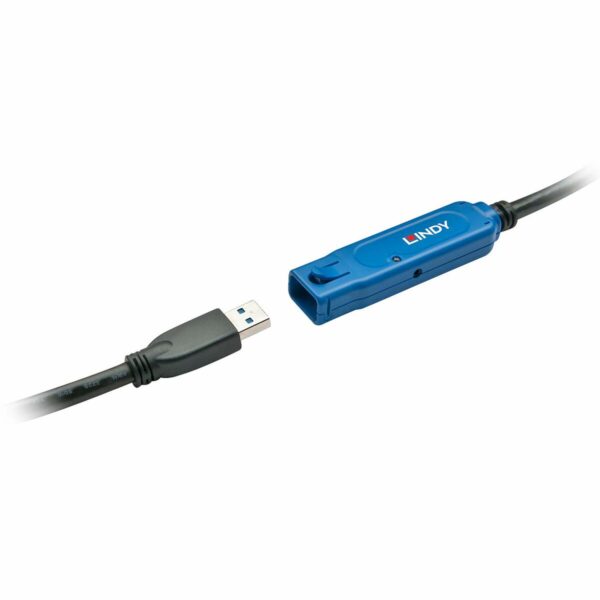 USB-Kabel LINDY 43229 15 m Schwarz (1 Stück) – Bild 2