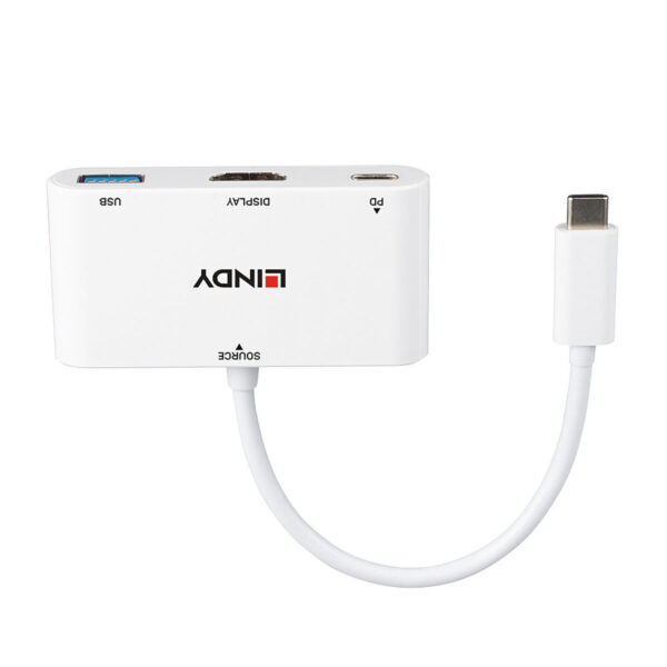 Hub USB LINDY 43340 Weiß – Bild 2