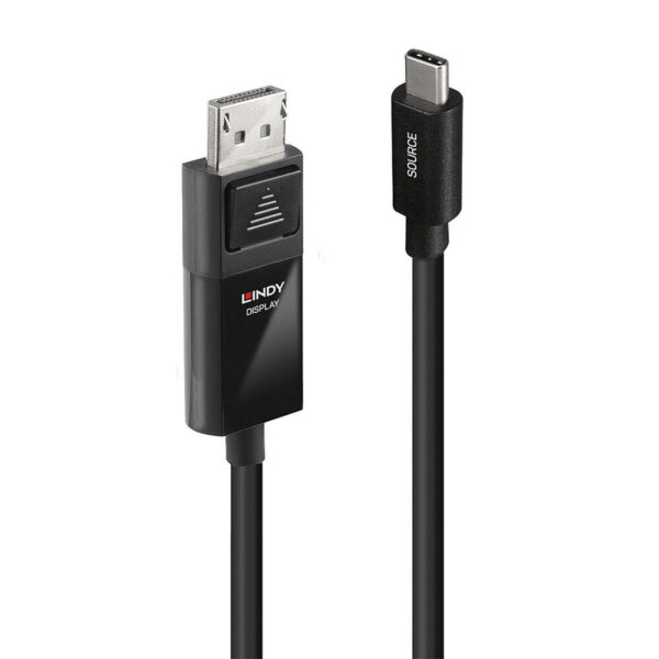 USB-C-Kabel LINDY 43343 3 m Schwarz