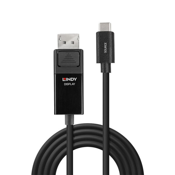 USB-C-Kabel LINDY 43343 3 m Schwarz – Bild 2
