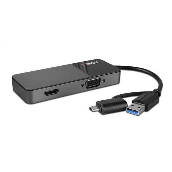 Hub USB LINDY 43354 Schwarz – Bild 2