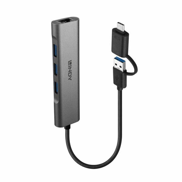 Hub USB LINDY 43379 Schwarz – Bild 2