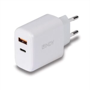Ladegerät fürs Auto LINDY 73424 Weiß 18 W 30 W
