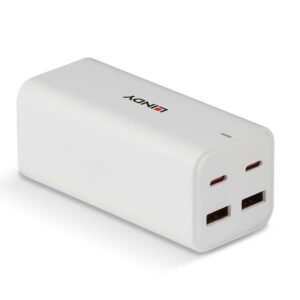 Wandladegerät LINDY 73441 Weiß 100 W