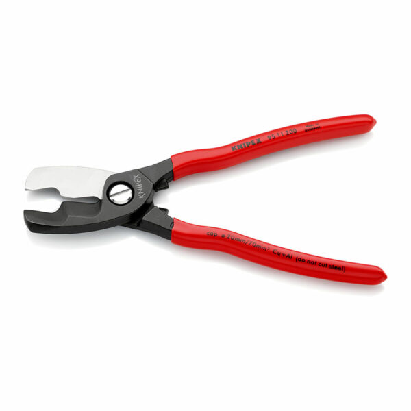 Elektrikerschere Knipex 9511200 Stahl Kunststoff Kabelschneider – Bild 2