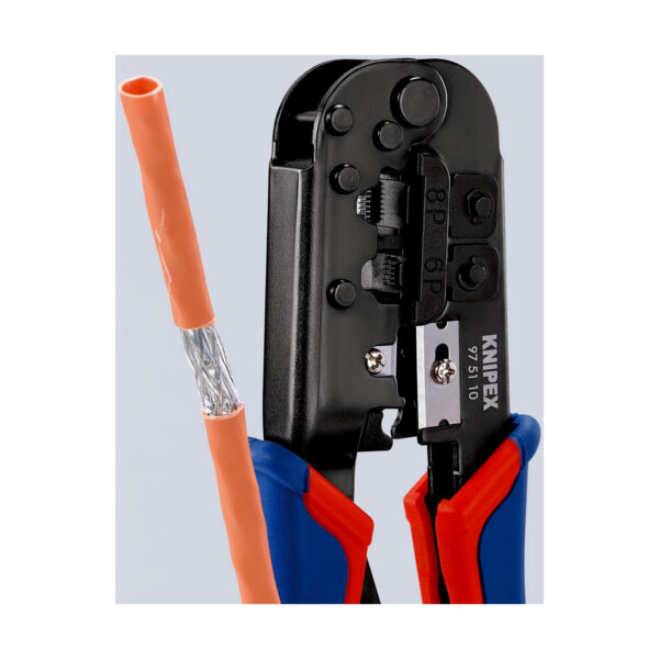 Crimpzange Knipex 70 x 18 x 190 mm Kabel und Steckverbinder (1 Stück) – Bild 4