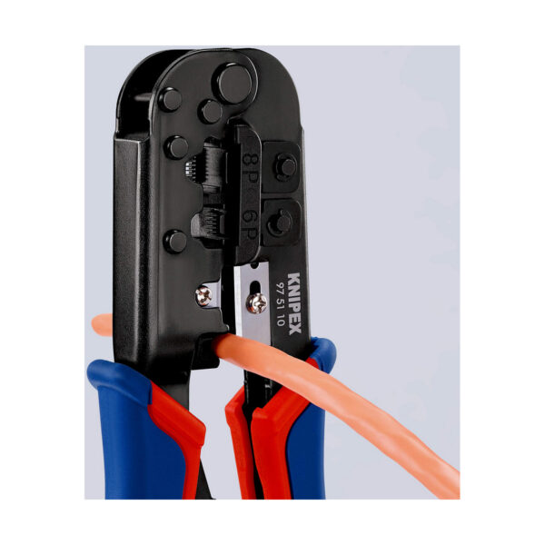 Crimpzange Knipex 70 x 18 x 190 mm Kabel und Steckverbinder (1 Stück) – Bild 5
