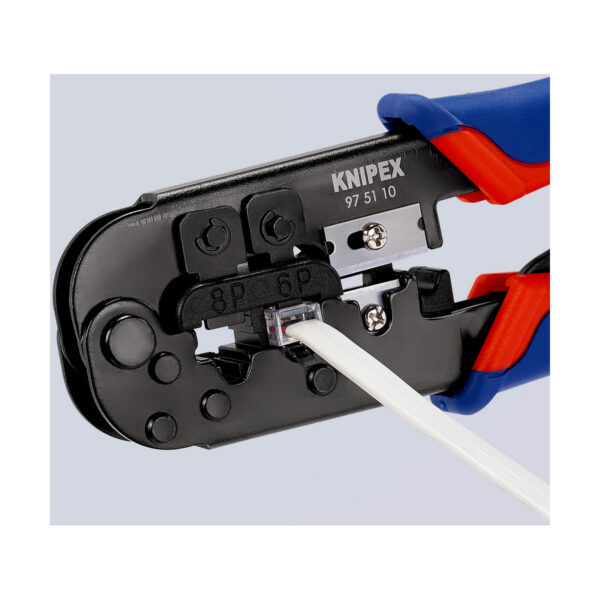 Crimpzange Knipex 70 x 18 x 190 mm Kabel und Steckverbinder (1 Stück) – Bild 6
